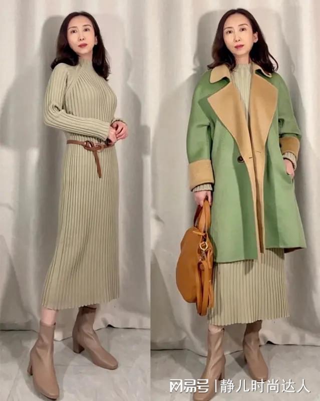 岁一定要多穿“过膝裙”修饰身材知性美qmh球盟会亚博女人不管40还是50(图7)