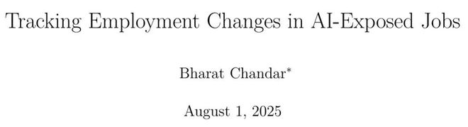 0后20%初级IT岗蒸发AI失业潮来了Hinton神预言!斯坦福惊人实锤:0(图7) 0后20%初级IT岗蒸发AI失业潮来了Hinton神预言!斯坦福惊人实锤:0(图7)